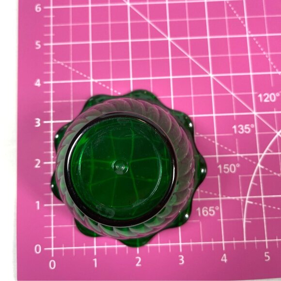 Green Holiday Christmas Tree Snack Candy Nut Dish Bowl Plastic 13 Pc Set Vintage - Picture 8 of 16